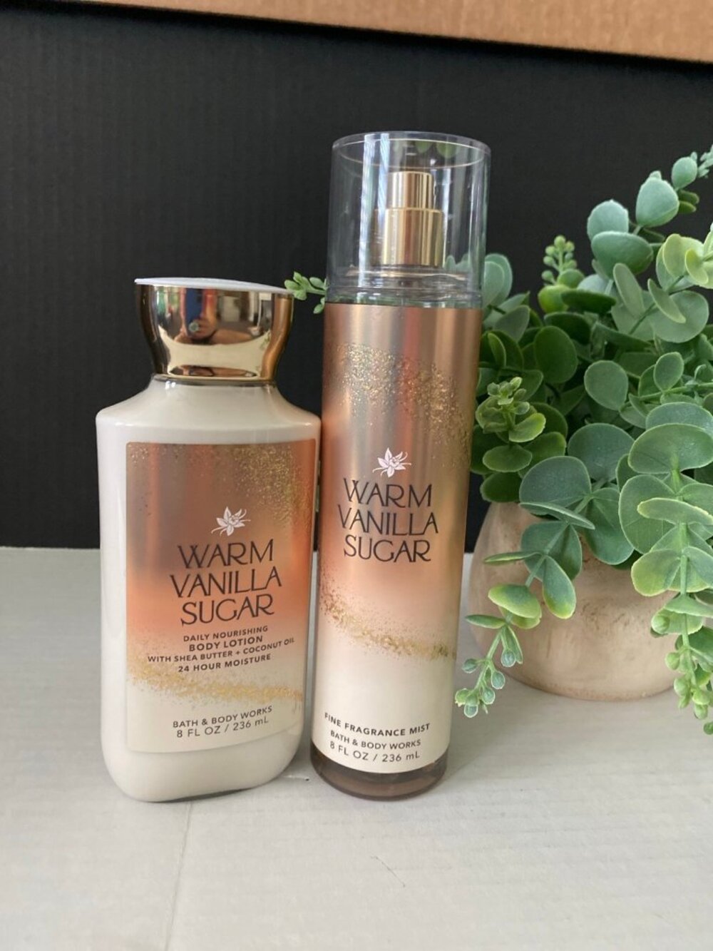 Bath & Body Works “Warm Vanilla Sugar” 2-Pc Set